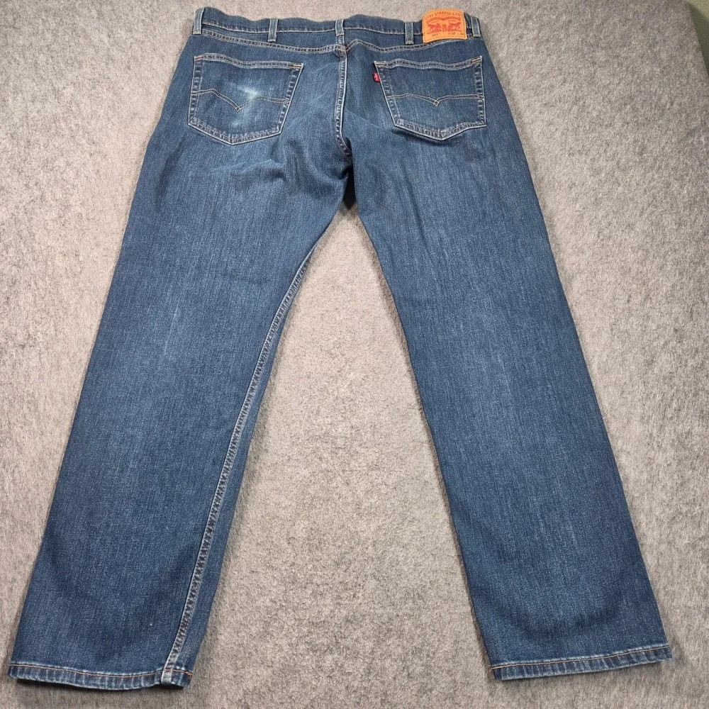 Levis 505 Regular Fit Jeans Mens 38x30 (fits 40x30) Blue Straight Leg Denim